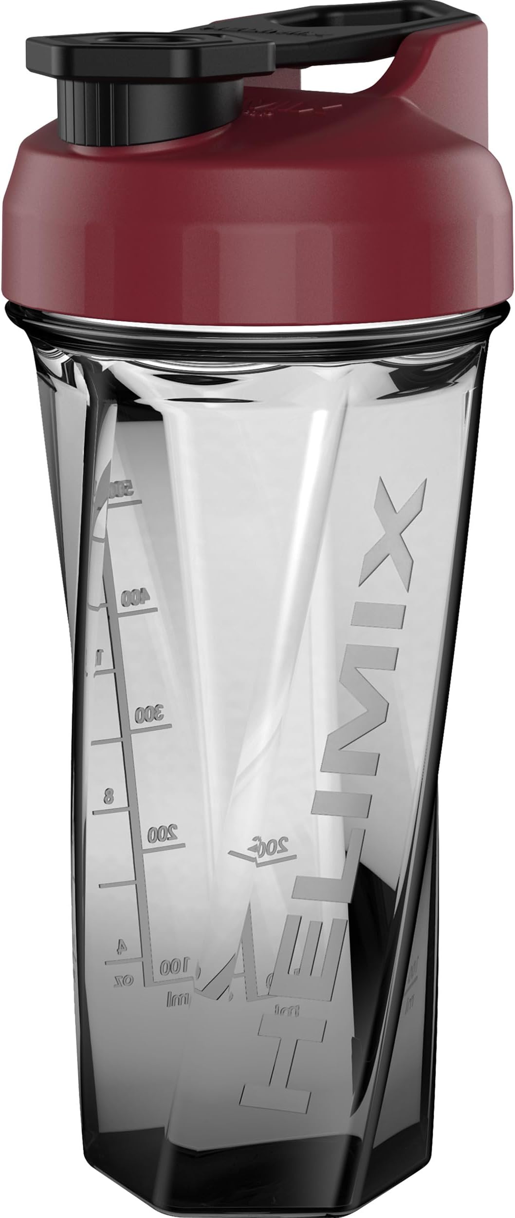 Helimix 2.0 Vortex Blender Shaker Bottle 828 ml - No Blending Ball or Whisk - USA Made - Portable Pre Workout Whey Protein Drink Cup - Mixes Cocktails Smoothies Shakes - Top Rack Safe