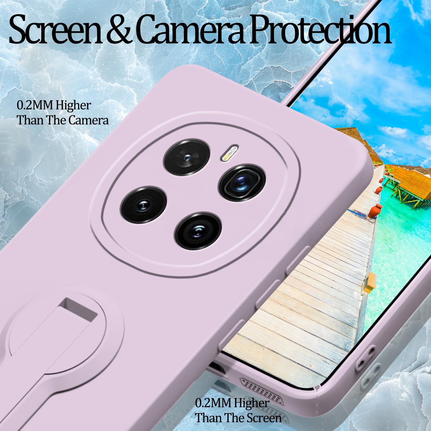 DuiDuiQ Compatible With IPhone 15 Pro Max Case 6.7"[Full Camera Lens Protection