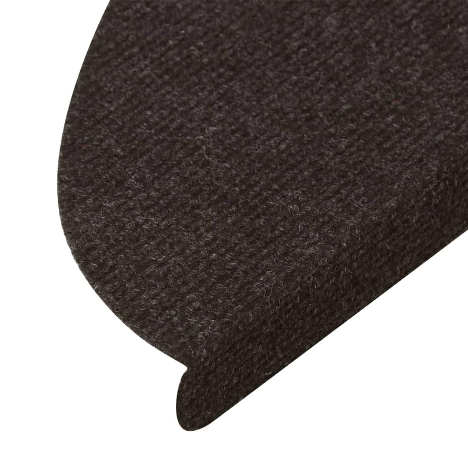 Tidyard Tapis d'escalier Auto-adhésifs 10 pcs Noir 65x22,5x3,5 cm, Tapis Escalier Tapis de Sécurité pour Sol Protection, Aînés et Animaux