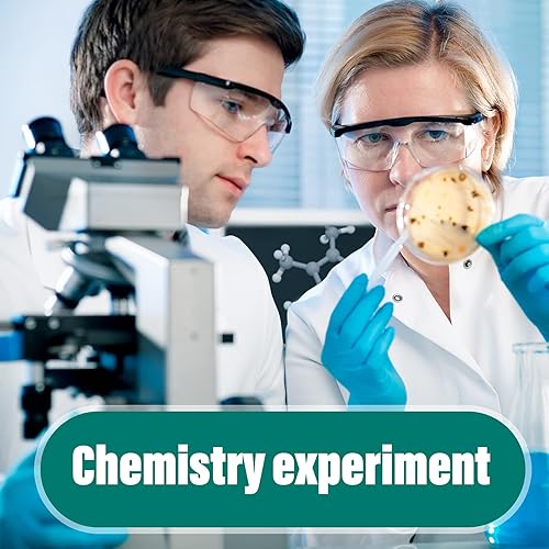 Miniatura 4 de Juego de 9 vasos graduados, cilindros de laboratorio gruesos (10, 25, 50, 3.4 fl oz), vaso de precipitados (50 100 250 500 33.8 fl oz) con 3