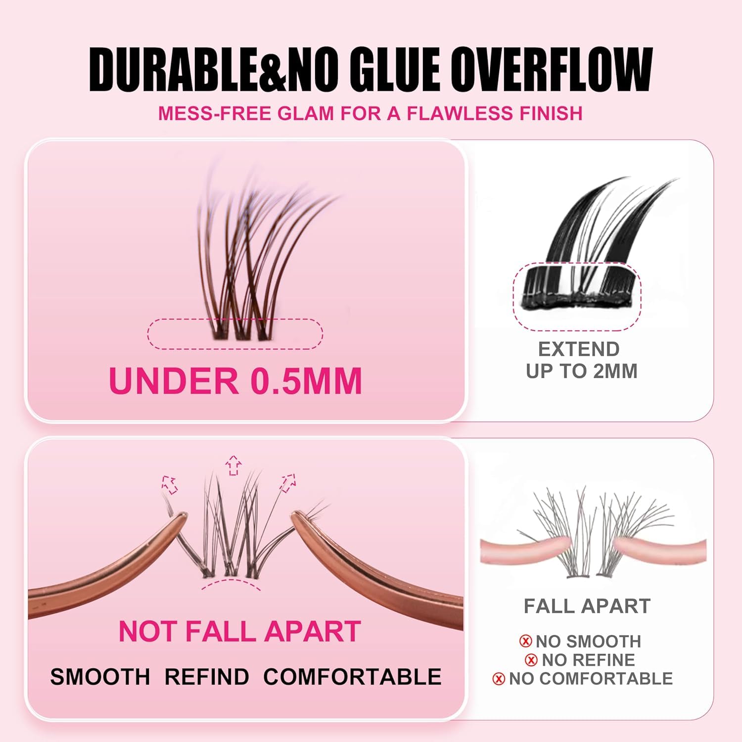 Plume Natural Lash Product with Ultra-Thin Invisible Design