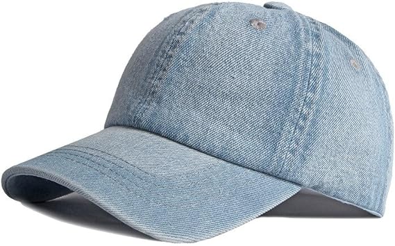 Baseball Cap Men Denim Baseball Cap Hat Blank Dad Caps Men Cool Cap Casual Denim Jeans Blank Cap Men Hat Caps for M