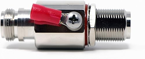 Miniatura 7 de Adaptador de mamparo N hembra a N-hembra, protector de sobretensiones de ancho de cable coaxial de antena WiFi de 0-6 GHz, convertidor de RF,