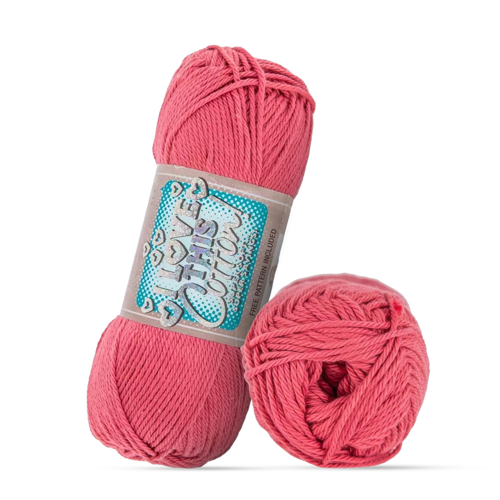 Amazon.com: Hobby Lobby I Love This Cotton Yarn, 99 Rosey II | 4
