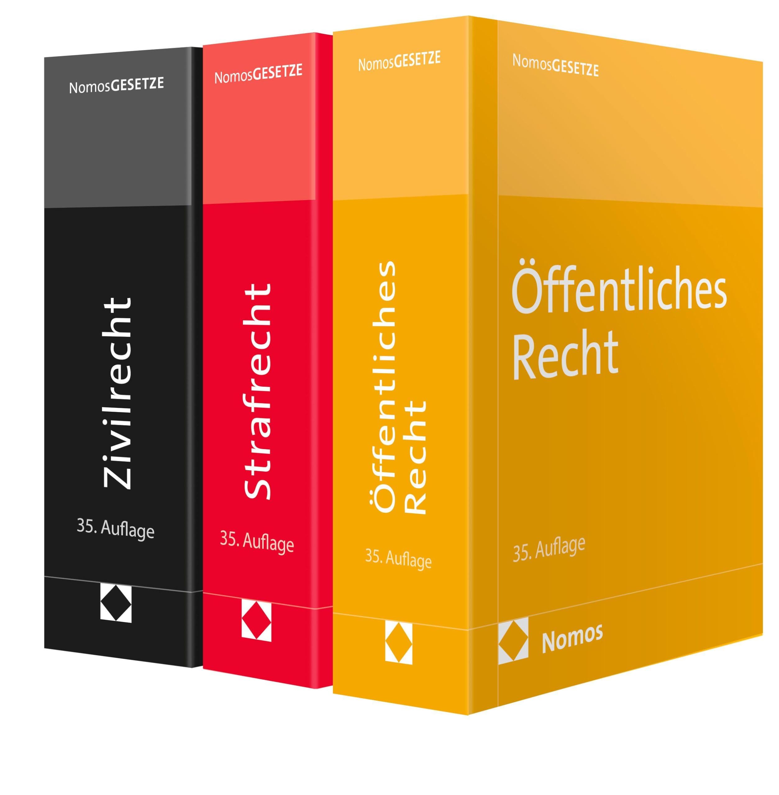 Öffentliches Recht – Strafrecht – Zivilrecht: Textsammlung (Nomos Gesetze - Verkaufspaket)