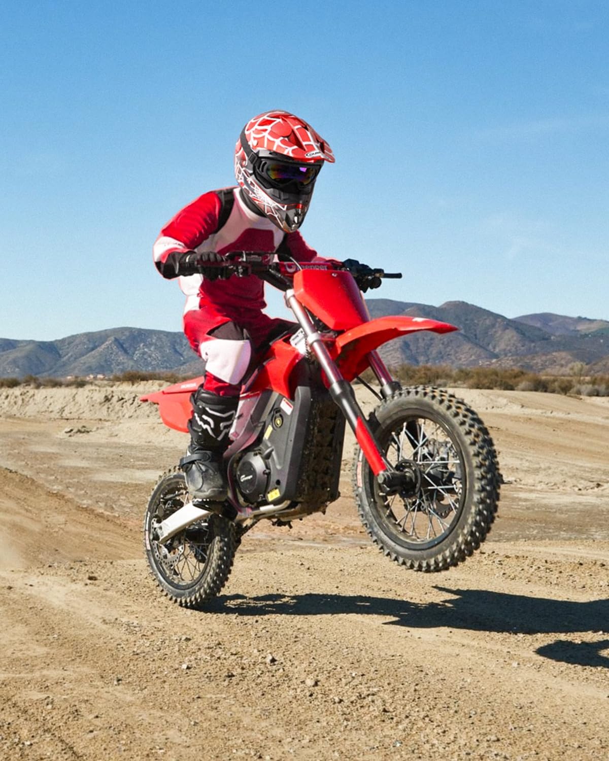 Youth Dirt Bike Helmet DOT Certified for Boys & Girls Ages 5-14, Four Wheeler, Motocross, BMX, MX, UTV, Go Kart, Racing, Skateboard, Baseball