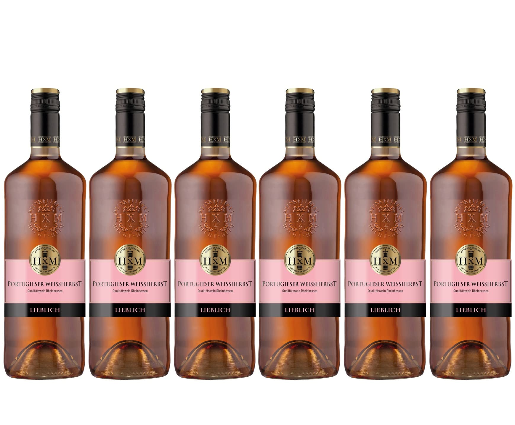 HXM - Portugieser Rosé Lieblich Qualitätswein Rheinhessen (6 x 1 l)