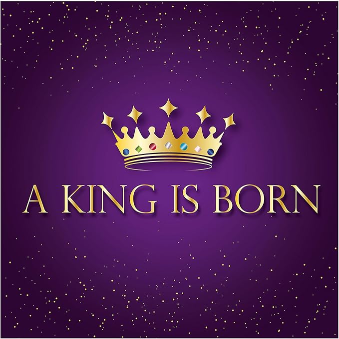Christian Christmas cards, pack of 10 A King is Born Christmas cards