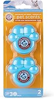 Arm & Hammer Cat Litter Box Deodorizer Pods - Fresh Breeze Scent Gel Pods, Adhesive Odor Absorbers for Litter Pan, Easy Peel & Stick, 2-Pack
