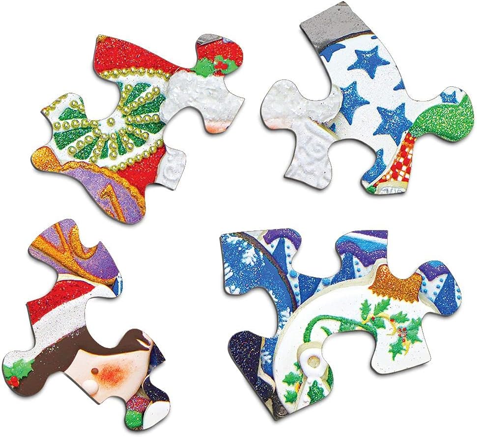 Springbok's 500 Piece Jigsaw Puzzle Christmas Ornament Cookies - Made in USA