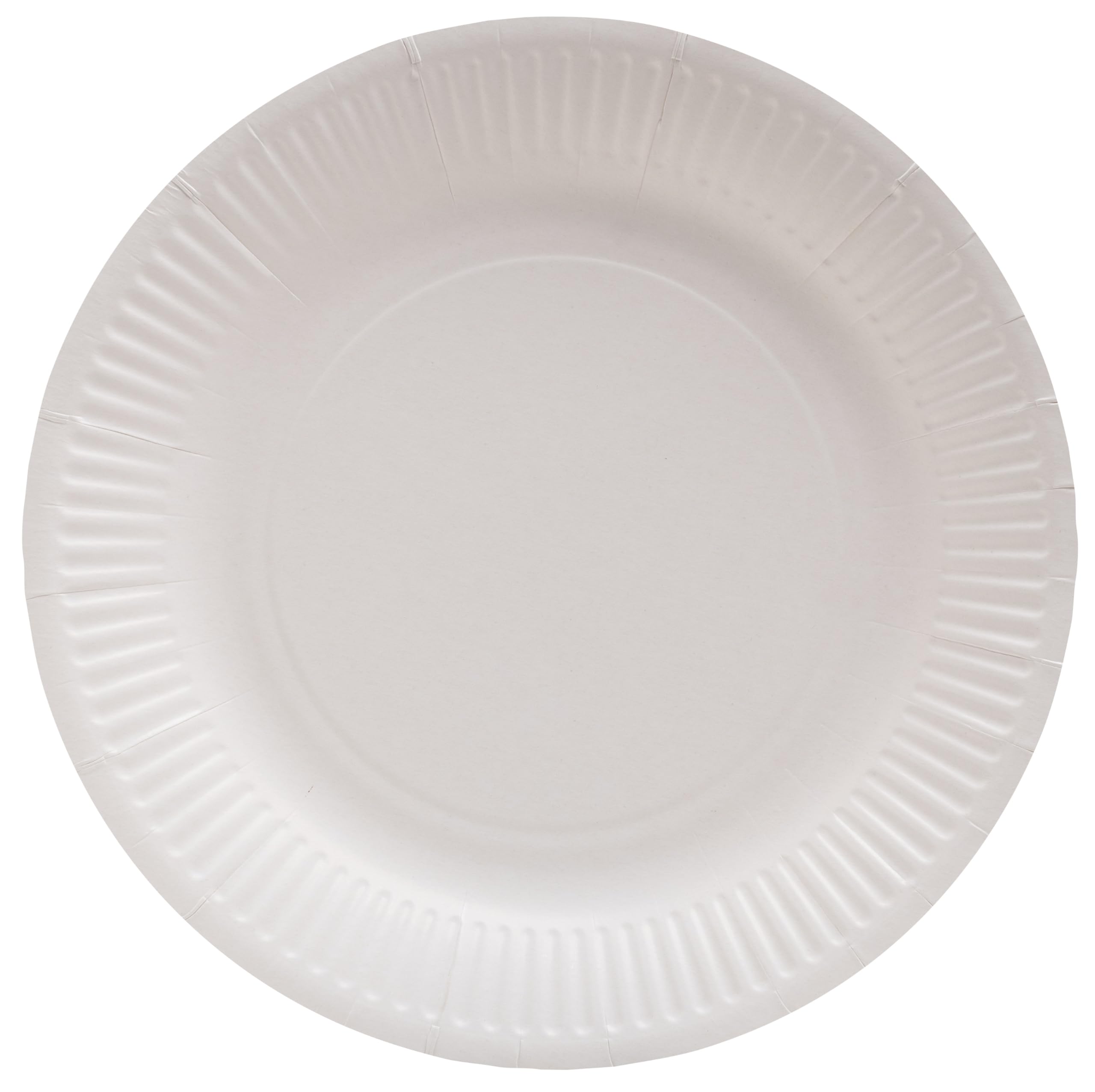 WHEN 21 Pro Tablecloth 79110i 50 Plates Diameter 23 cm Cardboard White
