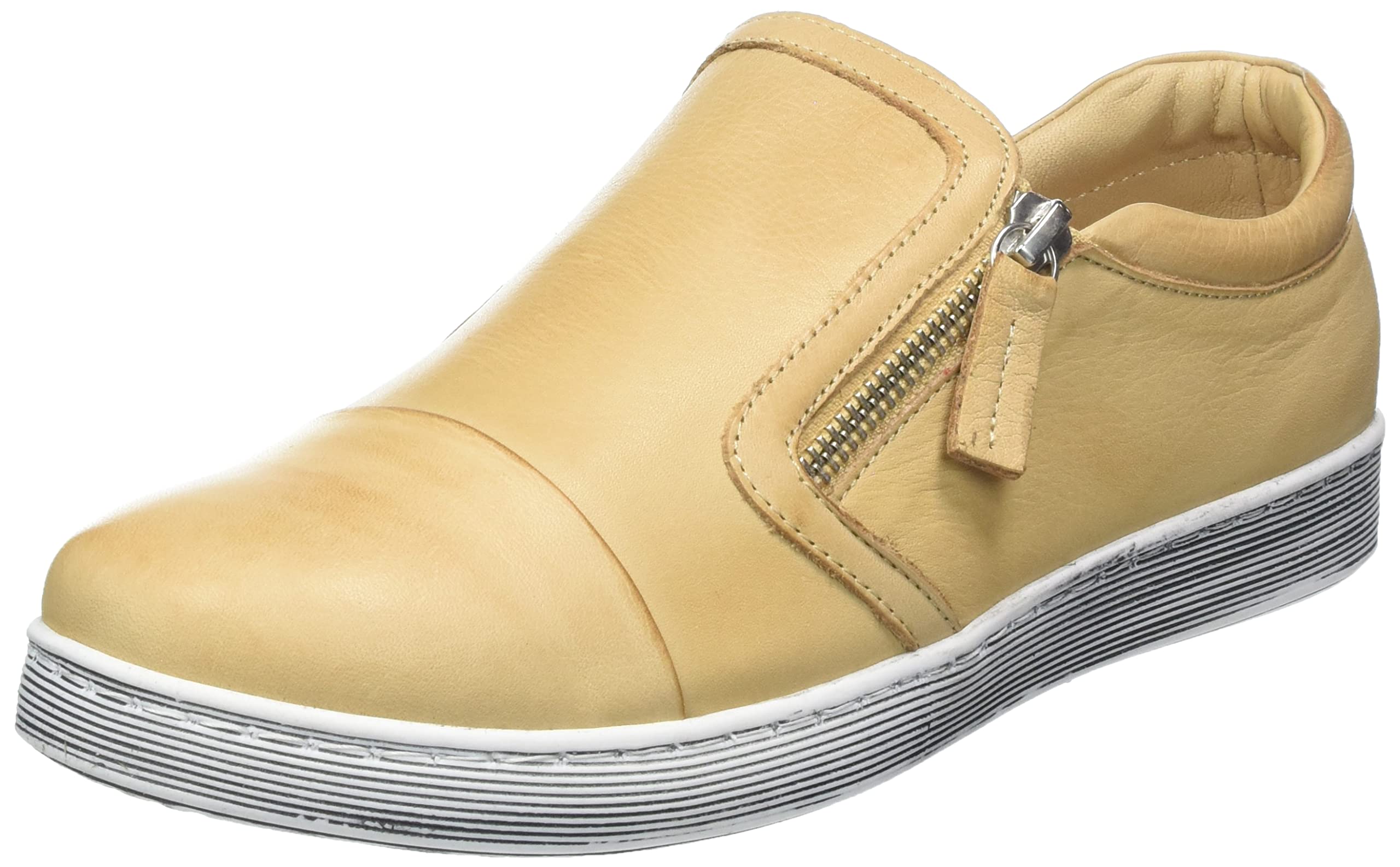 Andrea Conti Women's Trainers Sneaker, Camel, 3.5 UK