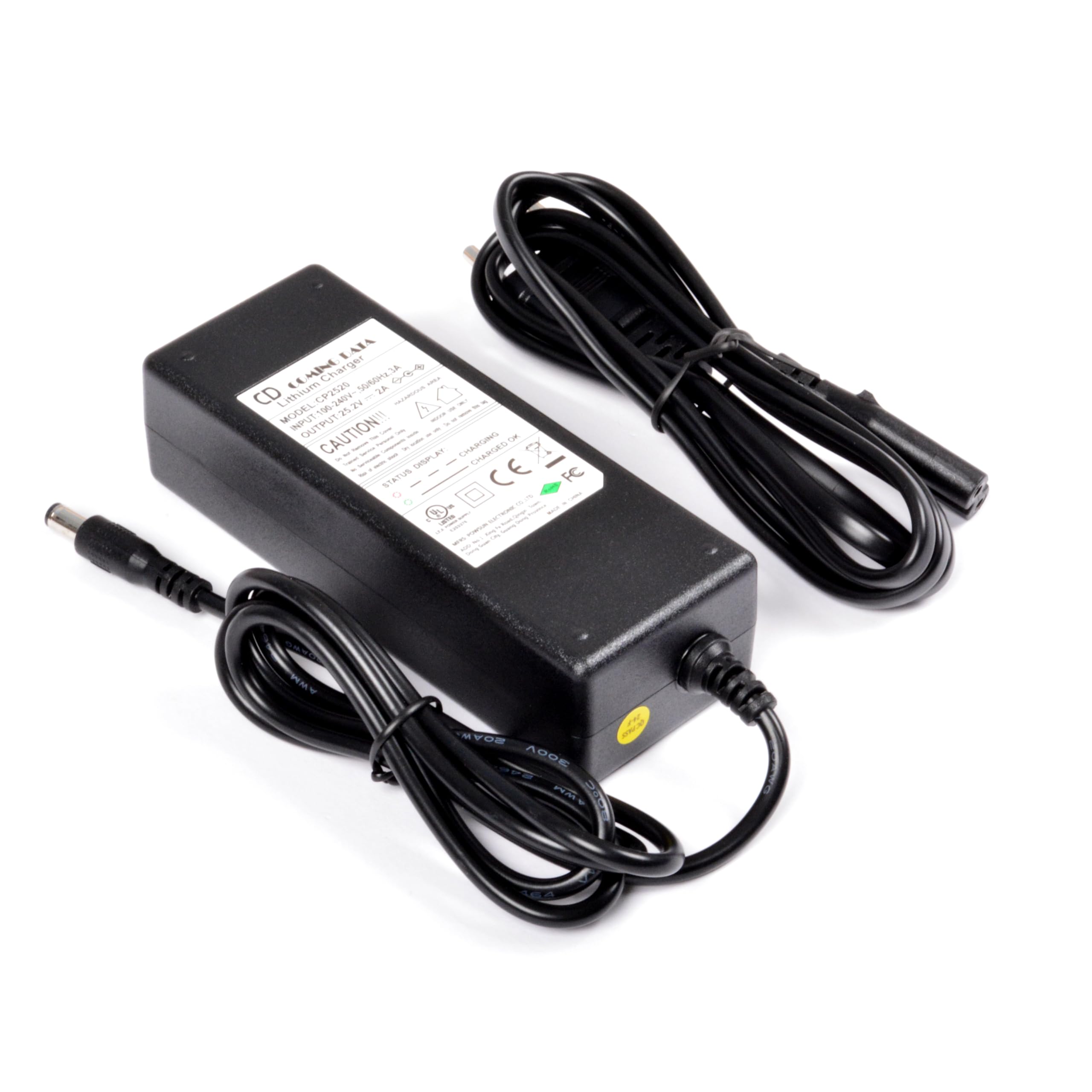 AFTERTECH 24V (25.2V) 2A Battery Charger for Li-ion Lithium Battery Charger M9B1