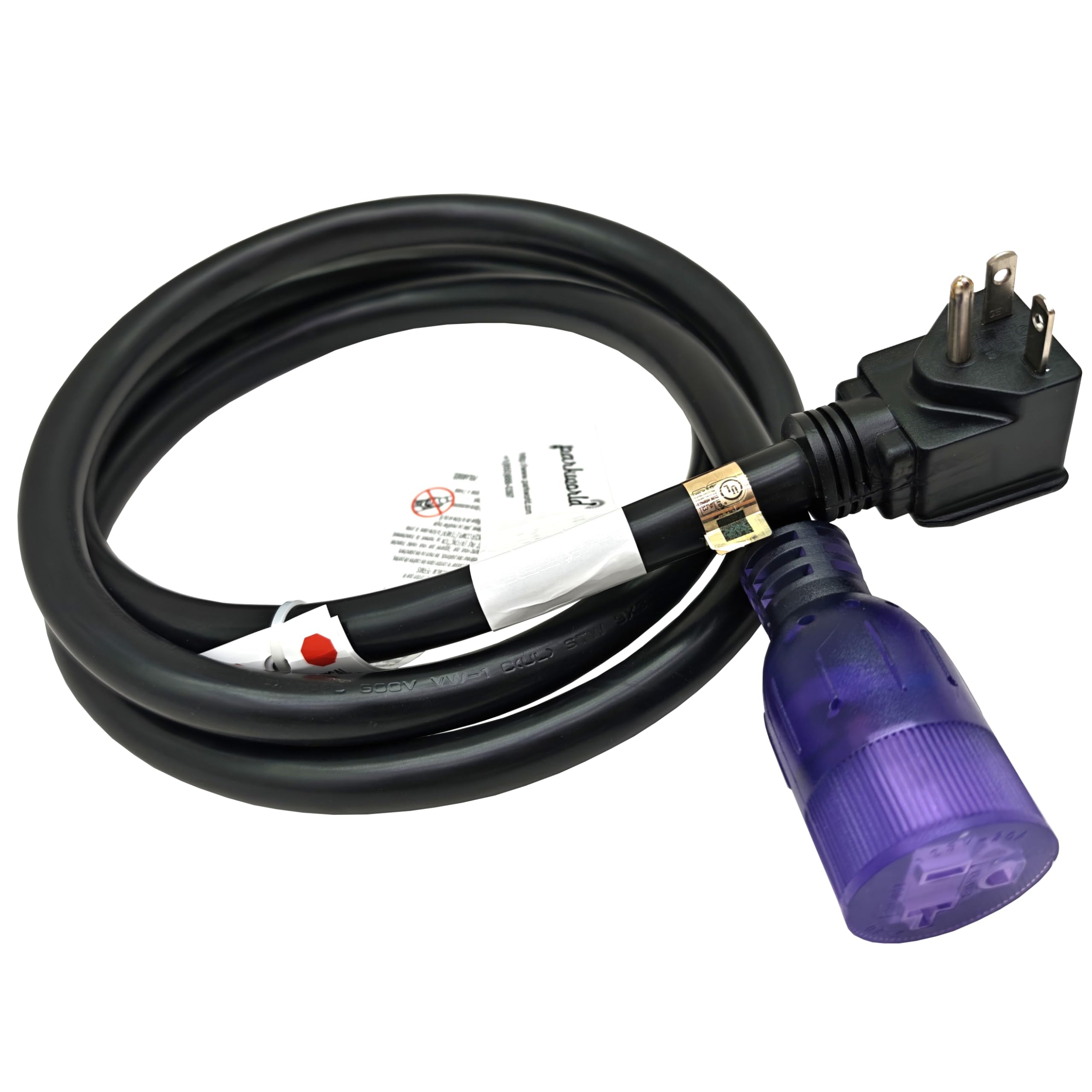 Parkworld NEMA 5-20 Extension Cord Right Angle Plug 5-20P to 5-20R