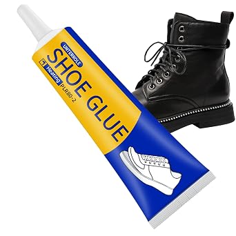 Generic Sole Repair Shoe Glue - Transparent Shoe Glue Adhesive | Waterproof Clear Shoe Repair Glue | Fix Soles Heels Repair Glue | 60ml Boot Heel Fix Glue for Sneakers Boots Leather Handbags, 45g