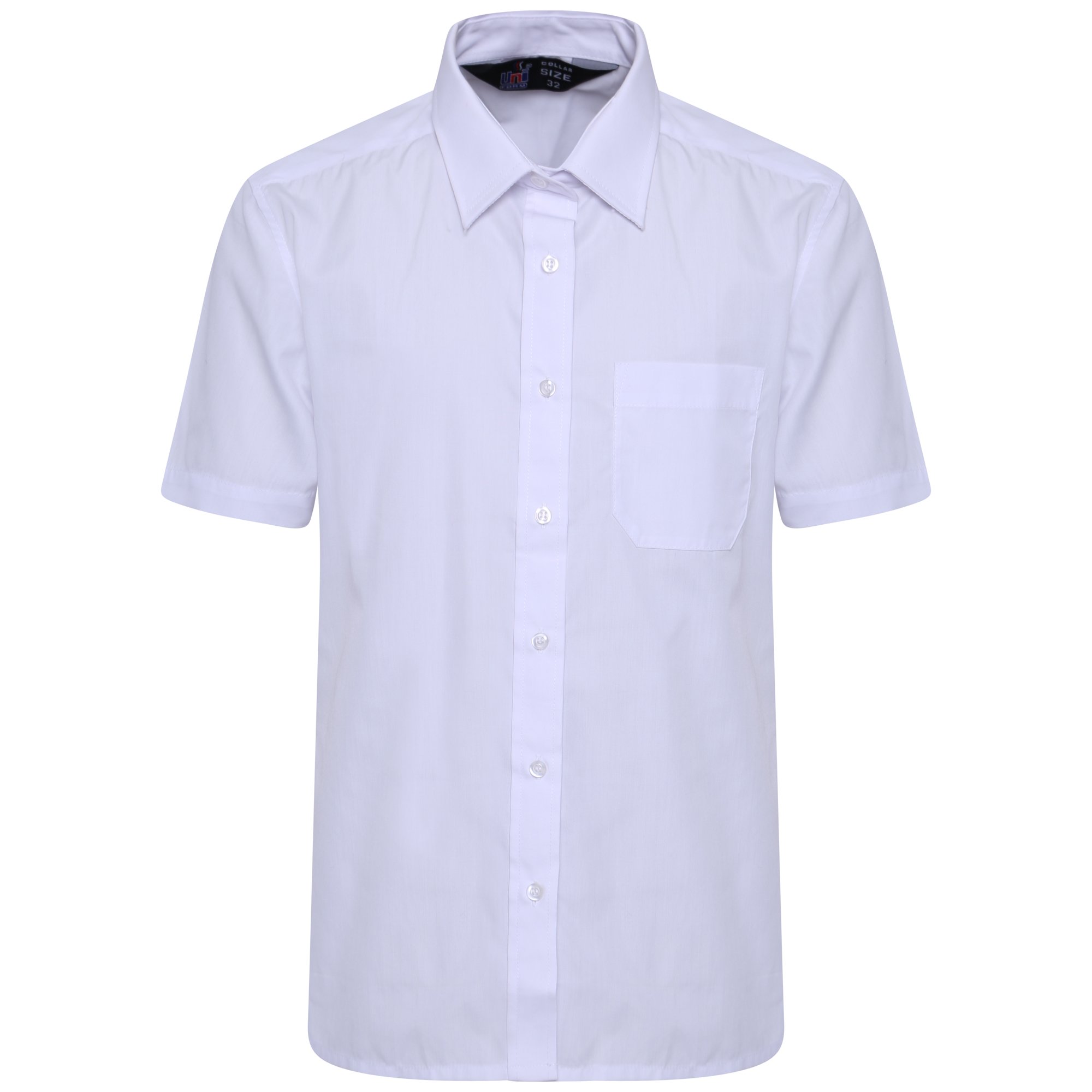 clicktostyles Camiseta de manga corta para uniforme escolar, color azul