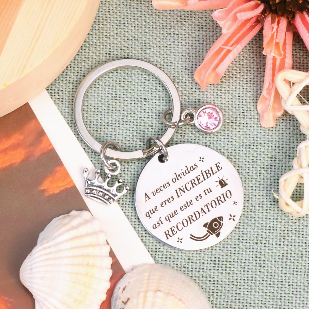 Llaveros Motivador para Mujer Regalos Cumpleaños Inspirador Colega Graduación Amigo Originales Navidad