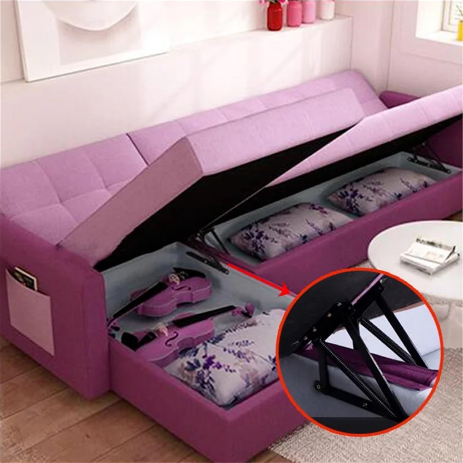 Cerniere Per Ante Cucina Cerniera a molla for divano letto pieghevole, gradi, porta dell'armadio, sollevamento, supporto superiore, cerniere, accessori for ferramenta for mobili per Porte Mobili