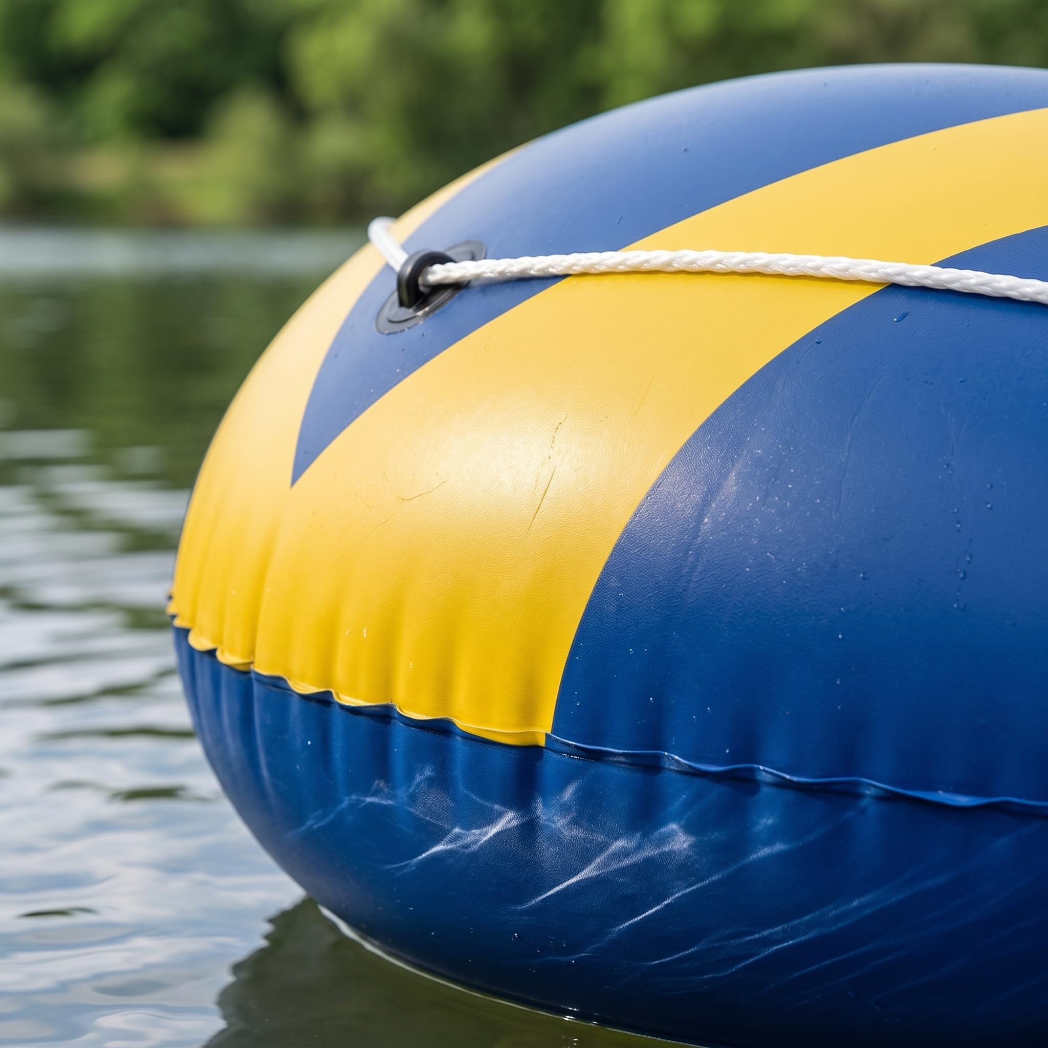 Bateau Gonflable Polyvalent pour 2 ou 3 Personnes, Kayak et Canoë Gonflable Familial, PVC Robuste