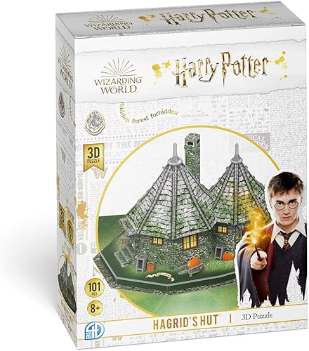 Miniatura 1 de 4D Cityscape Harry Potter - Rompecabezas de papel 3D (Hagrid's Hut)