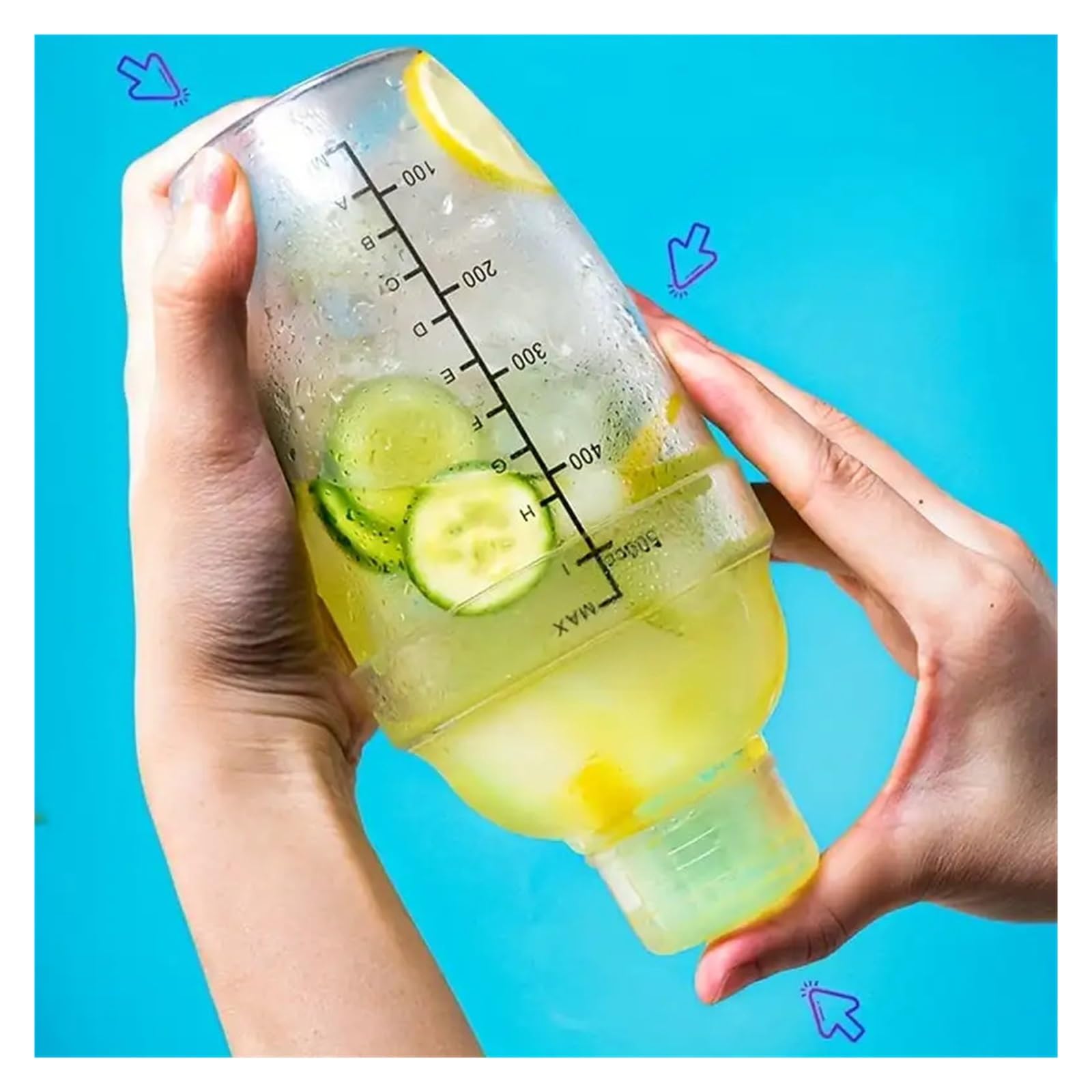 Coctelera de 500/700/1000ml, utensilio for Bar en casa, taza mano, herramienta for bebidas vino(700ml-7pcs)