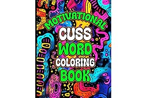 Motivational Cuss Word Coloring Book
