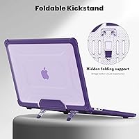 Vista 4 de DTangLsm Funda para MacBook Pro de 13 pulgadas 2024 2023-2016 M2 M1 A2338 A2289 A2251 A2159 A1989 A1706 A1708 Carcasa Protectora Rígida de Plástico