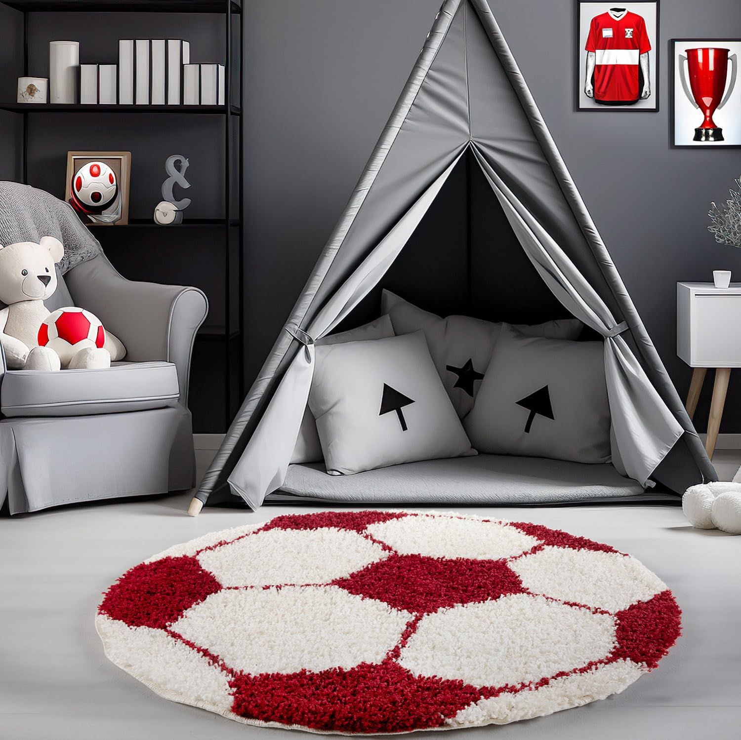 Amazon de Carpetsale24 Hochflor Kinderteppich B lle Fu ball Form Gr n amazon-de-carpetsale24-hochflor-kinderteppich-b-lle-fu-ball-form-gr-n