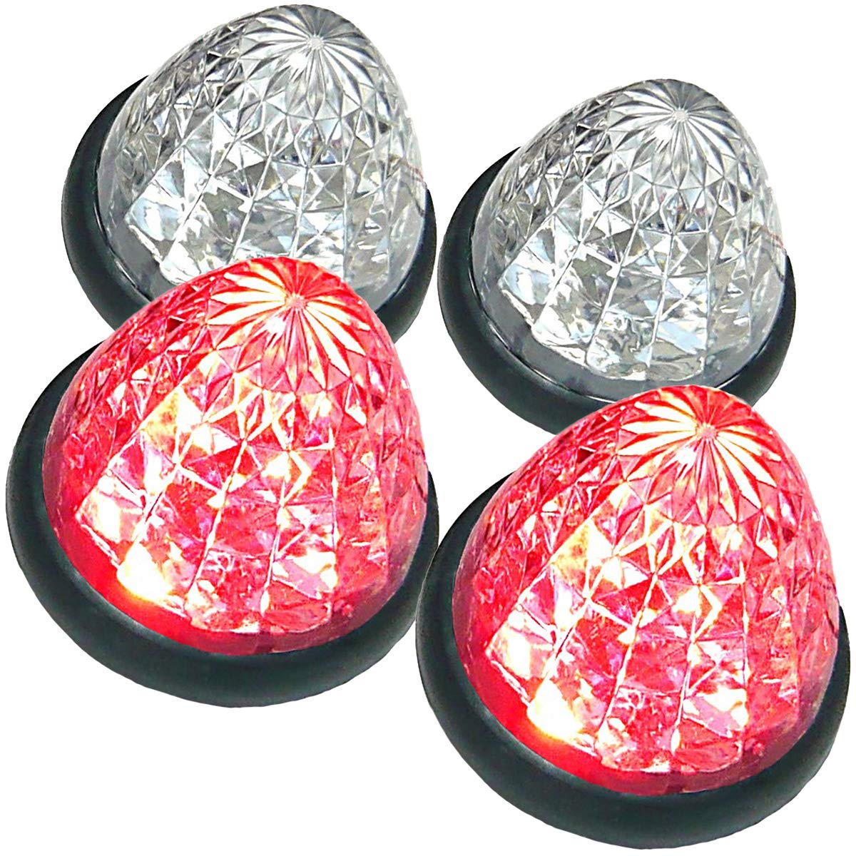 JET アーバン LEDバスマーカーランプセット 16個 レッド2個 楽天市場】トラック マーカーランプLED スターライト バス