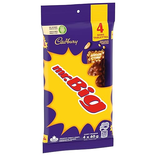 Miniatura 8 de Cadbury Mr. Big Chocolate Bars, 4 x 60g2oz Importado de Canadá
