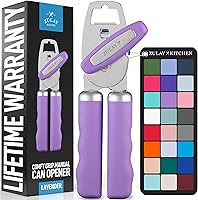 Vista 26 de Zulay Kitchen Abrelatas manual con abrebotellas con perilla giratoria