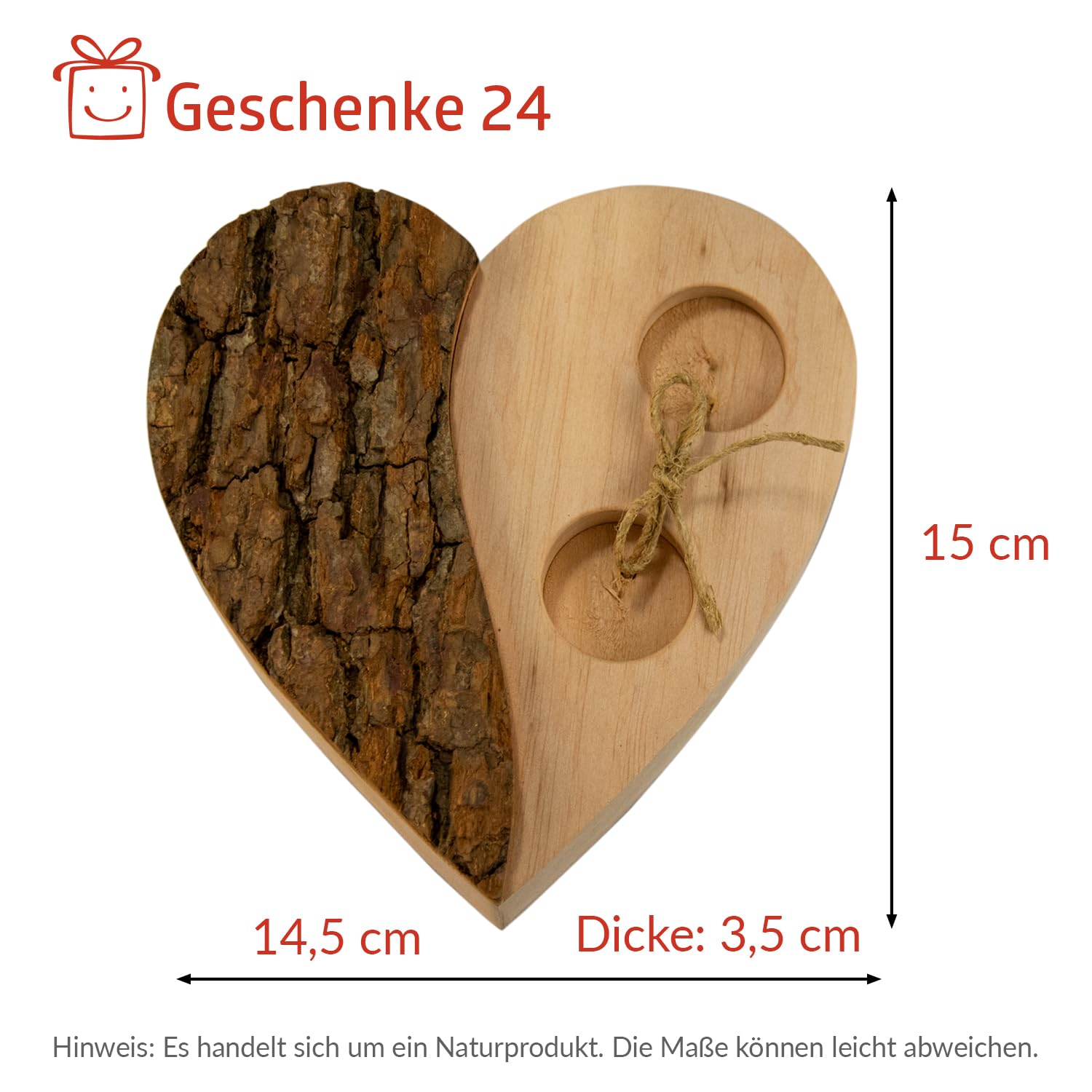 Personalisiertes Holz Herz Ringkissen zur Hochzeit | Graviert mit Namen des Brautpaares und Hochzeitsdatum | Boho Trauringkissen für Hochzeitsringe | Vintage Ringhalter Trauung Zeremonie Standesamt