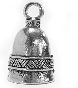 Guardian Bell Celtic Claddagh Heart Motorcycle Biker Luck Riding Bell, Silver