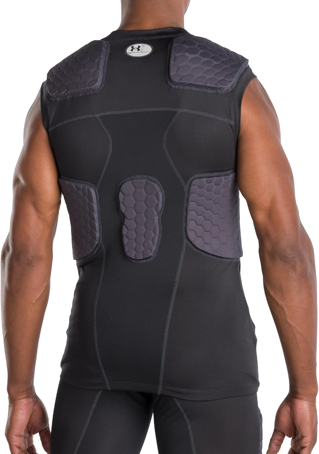 Under Armour Gameday Pro 5-Pad Top, Compression Shirt Men Football - Image 2
