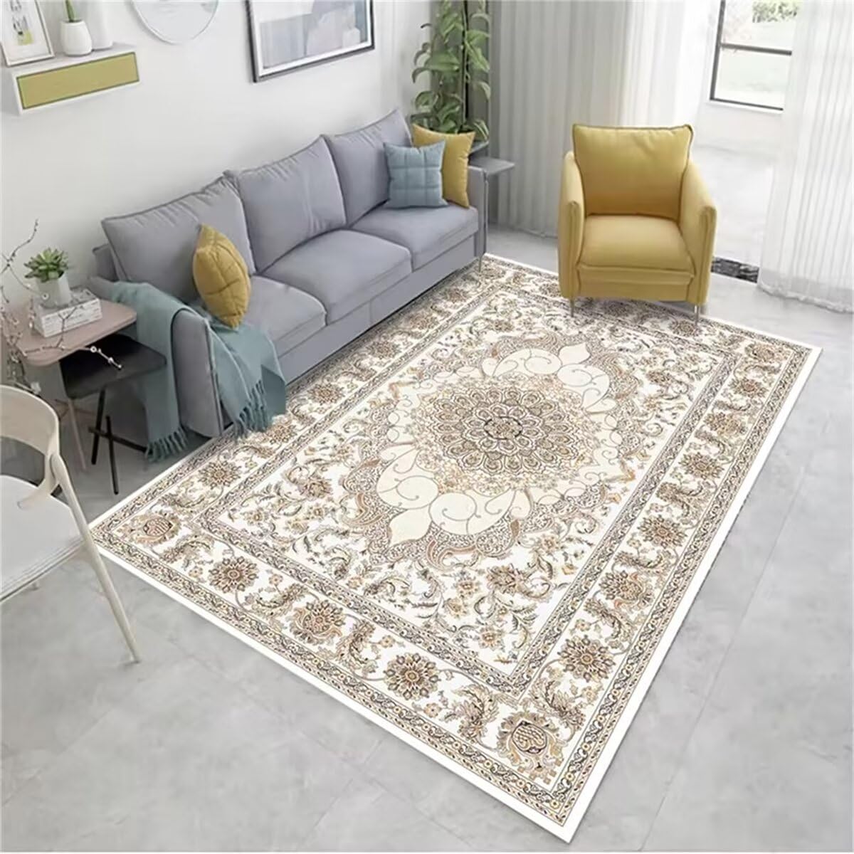 Tapis Ado Garcon Tapis Chien Tapis Gris Chambre décor à la Maison Salle à Manger Tapis Multi-Taille Deco Maison 200X260CM