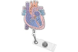 Cardiac Badge Reel: Retractable Reel ID Card Holder for Healthcare Professionals