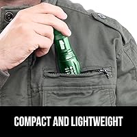 Vista 8 de GORILLA GRIP Powerful LED Tactical Flashlight, 750 FT High Lumens 5 Adjustable Modes, Water Resistant, Ultra Bright Zoom Flashlights, Small Mini