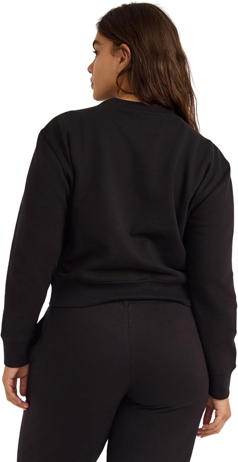 Organic Basics womens Weekend Boxy Crewneck Sweatshirt - Image 2