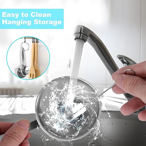 Miniatura 12 de Embudo de metal de acero inoxidable, juego de 3 embudos grandes, medianos y pequeños, mini embudos de grado alimenticio para uso en cocina, botellas