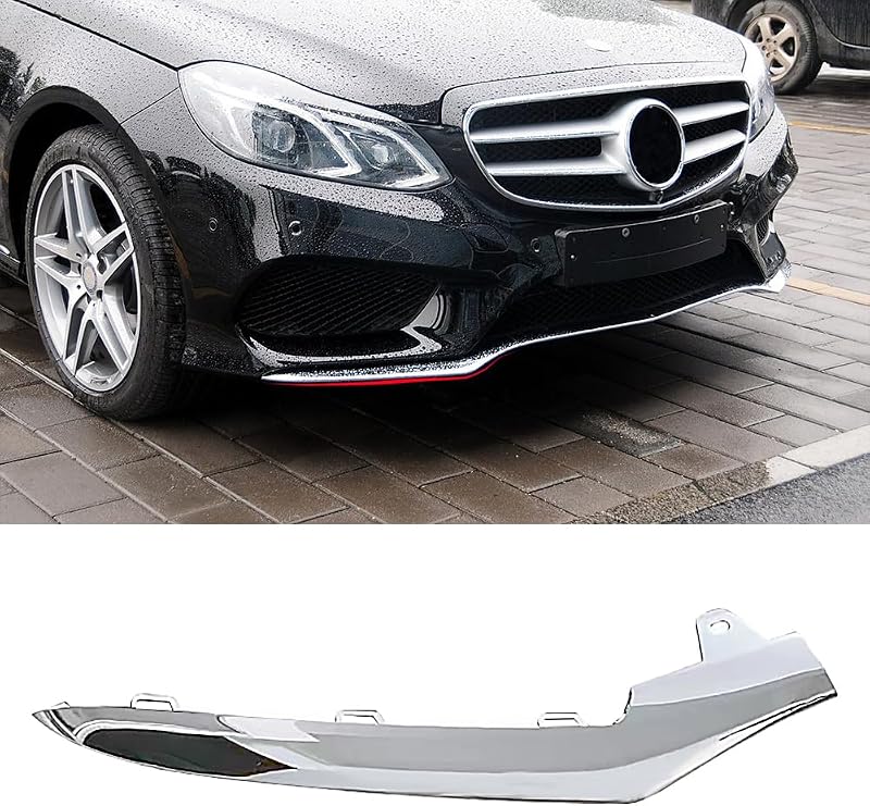 Moldura Cromada do Para-choque Dianteiro Direito Egreat para Mercedes-Benz E-Class W212 2014-2016 – 1 unidade