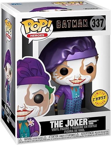 Miniatura 4 de The Joke r [Batm an 1989] (Chase): Funk o Pop! Heroes - Figura de vinilo con 1 protector gráfico compatible con 'ToysDiva' (337 - 47709 - B)