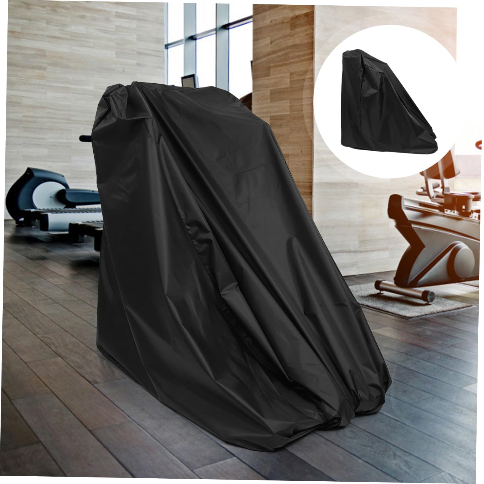 Housse de Tapis Roulant Noire en Tissu Oxford, Protection