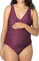 Vista 1 de Kindred Bravely Traje de baño de maternidad de una pieza Gathered Trajes de baño de maternidad para mujer