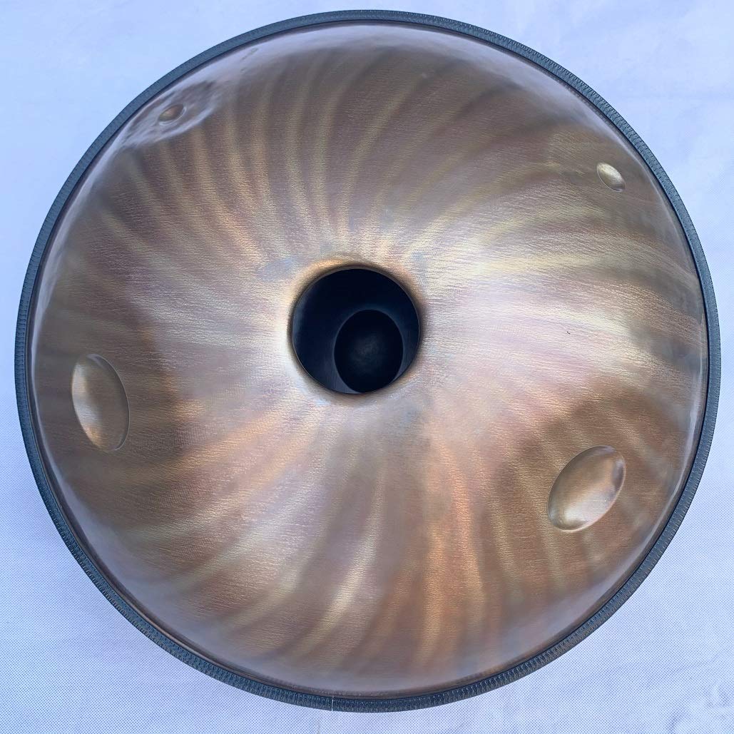 Amazon | 両面E Kurd Scale 13トーン直径20インチHANDPAN スチールタン
