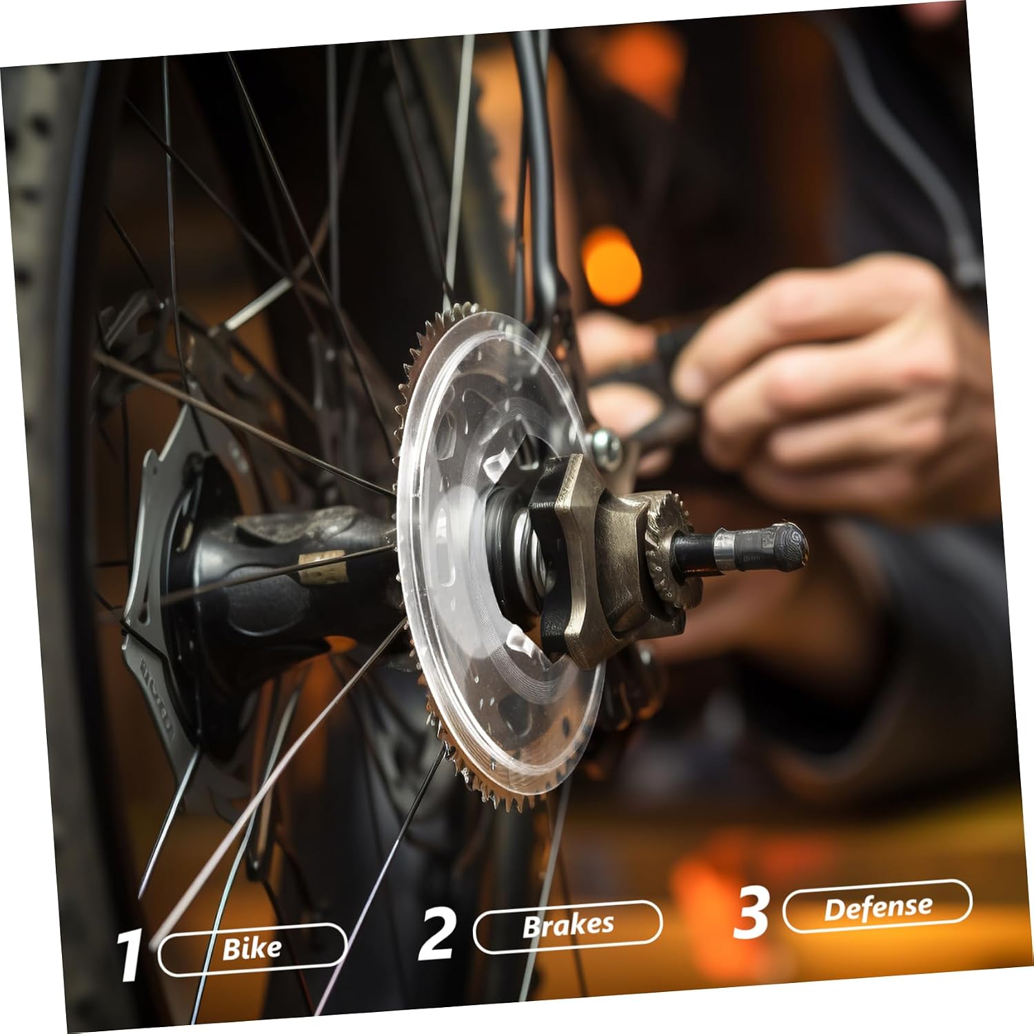 Bicycle Guard Race Cars Bike Flywheels Guard Bike Chain Protector Bike Freewheels Spoke Protector Bike