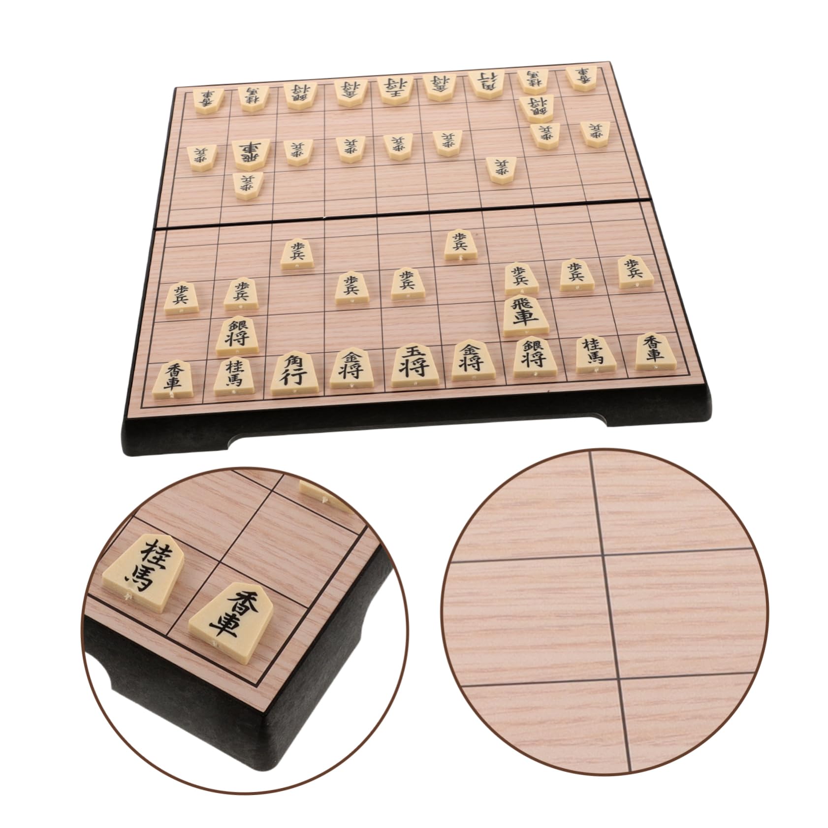 Gioco di Shogi Pieghevole Magnetico in Ps da Viaggio | Scacchiera Portatile, Intrattenimento On The Go, per Adulti e Appassionati