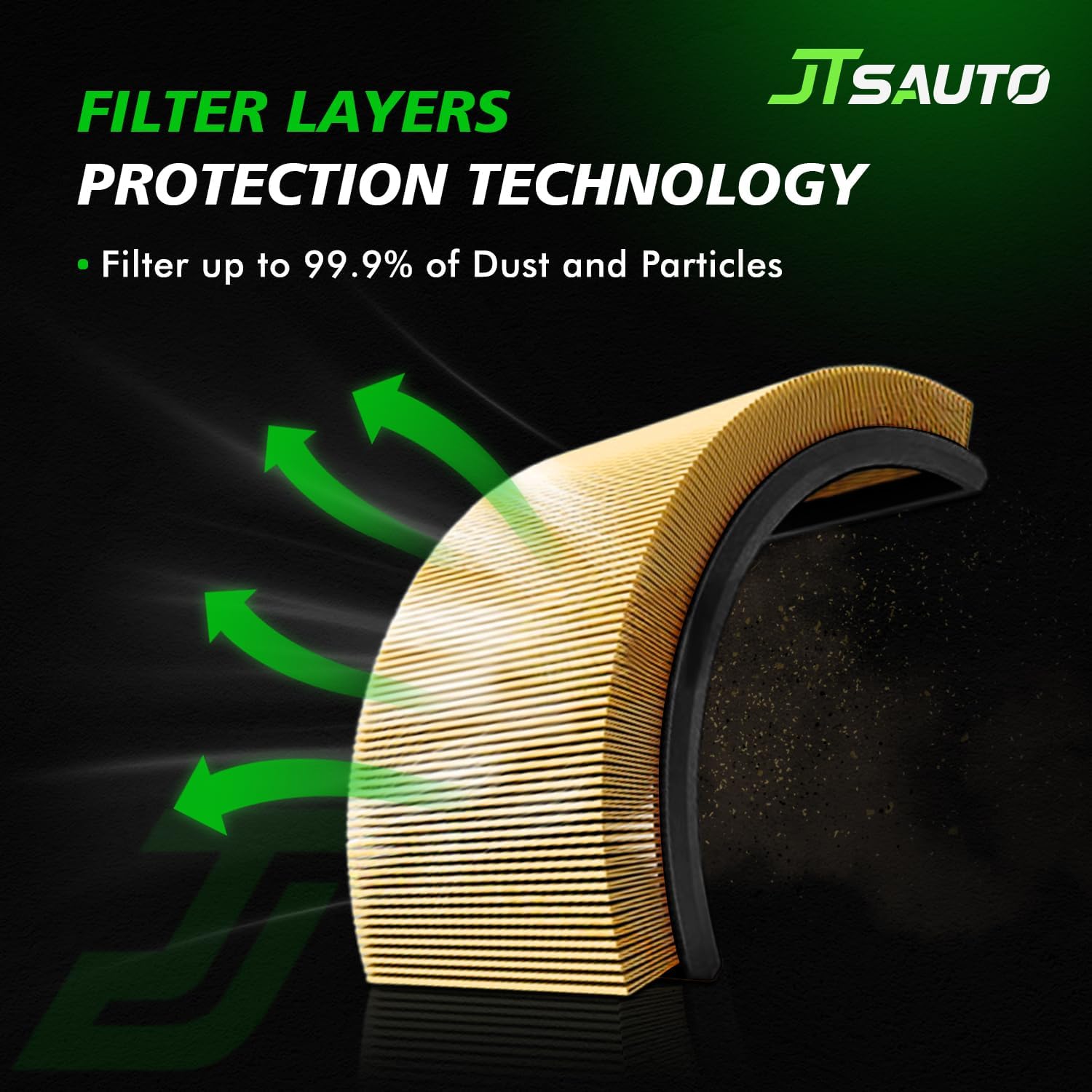 Upgrade Ram 1500 2500 3500 6.7L Crankcase Ventilation Filter & Engine Air Filter & Carbon Cabin Air Filter Kit Compatible with Ram 1500 2500 3500 4500 5500, Replace# CV52001, CA10261,68002433AB