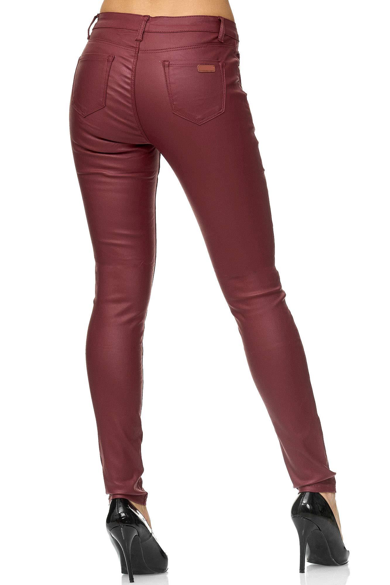 Elara Jeans Donna Stretch Vita Alta Skinny Slim Chunkyrayan