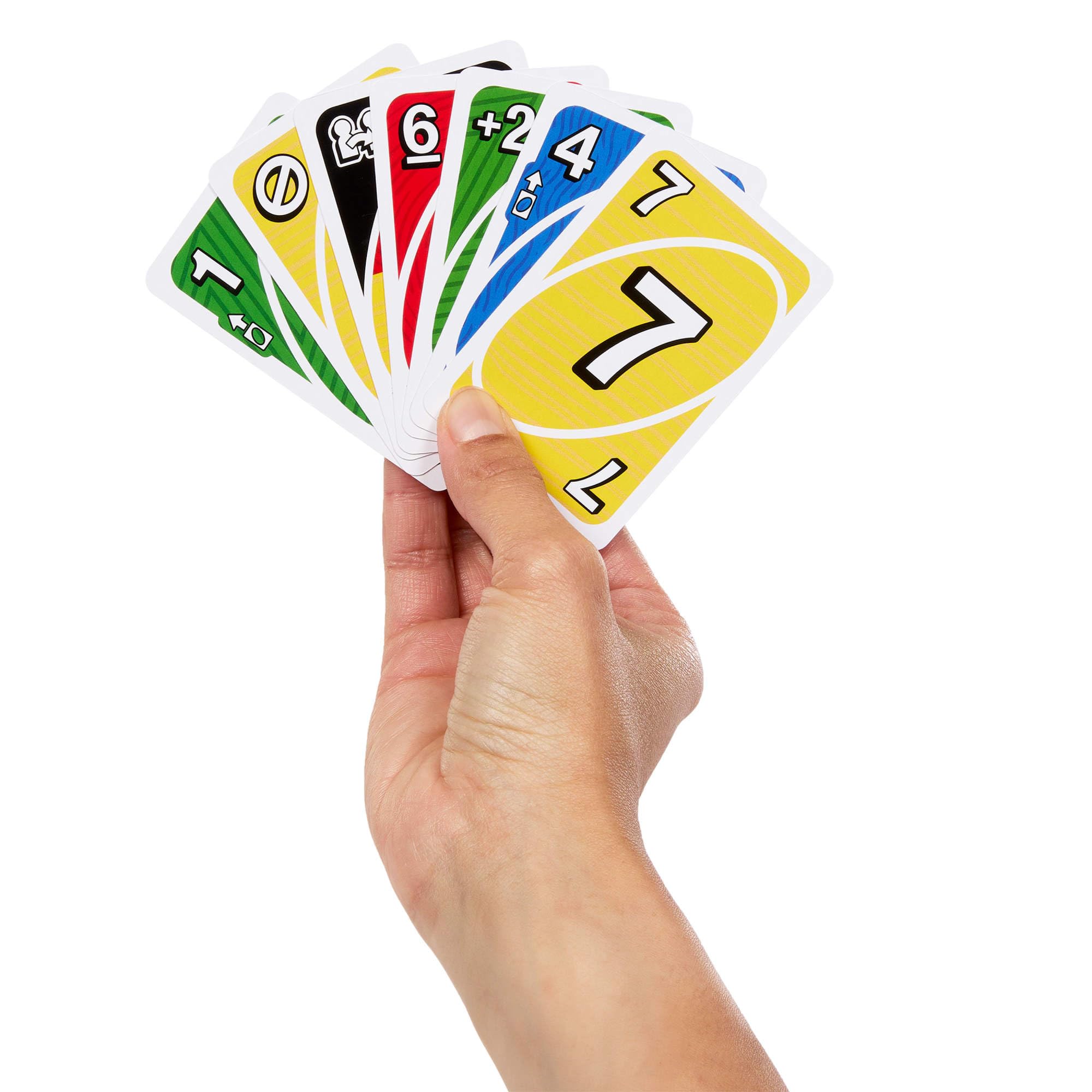Mattel Games UNO Teams Gra karciana dla dzieci, dorosłych i rodzin na wieczór gier, imprezę i wyjazd, przeznaczona do gry w 2-osobowych zespołach, zawiera reguły specjalne, JDM40