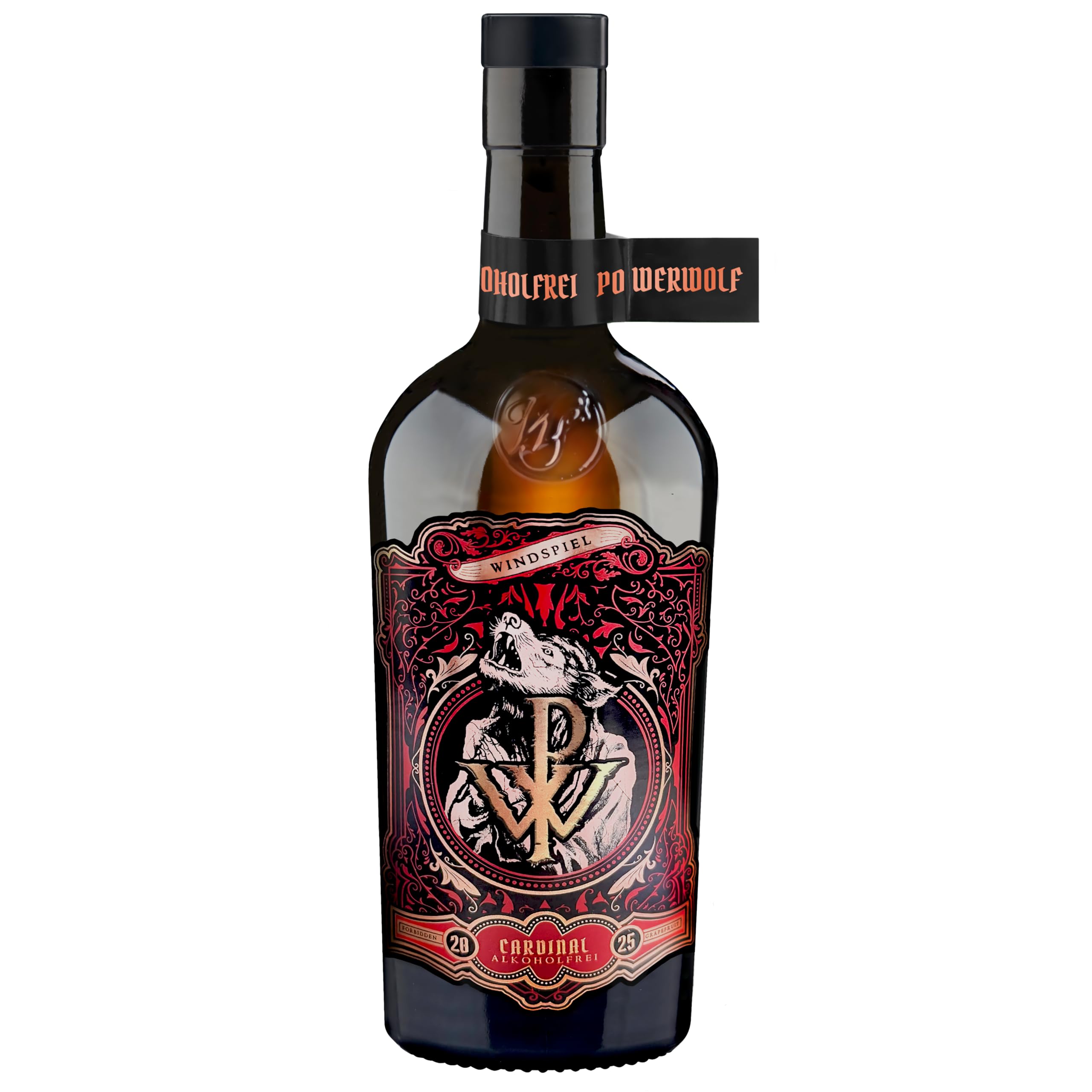 Powerwolf Cardinal Alkoholfrei Forbidden Grapefruit by Windspiel | Basis für Cocktails ohne Alkohol | 0,0% vol. (1 x 0,5l)